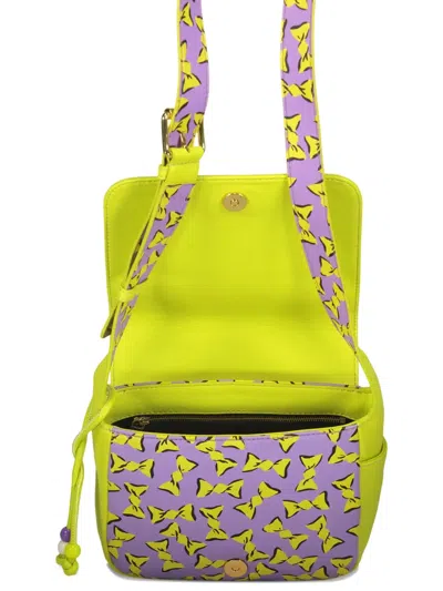 Moschino Bow-print Flap Mini Bag