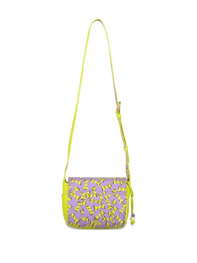 Moschino Bow-print Flap Mini Bag