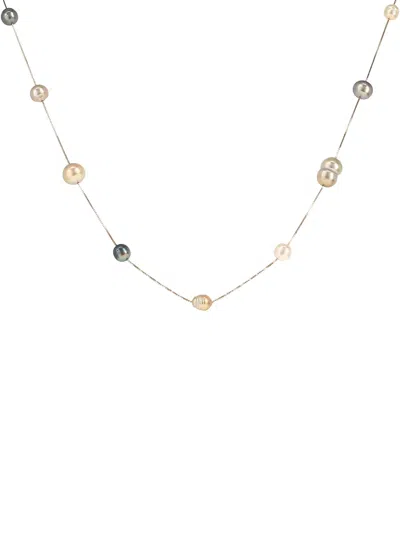 Pre-owned Tasaki  18k Yellow Gold Baroque Pearl Necklace