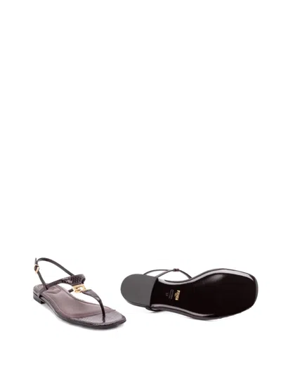 Fendi Ffold Ayers Flip-flops Shoes