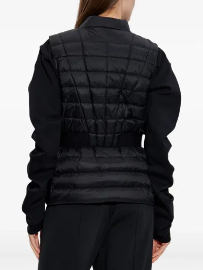 Moncler Valmarie Quilted Sleeveless Gilet In Black