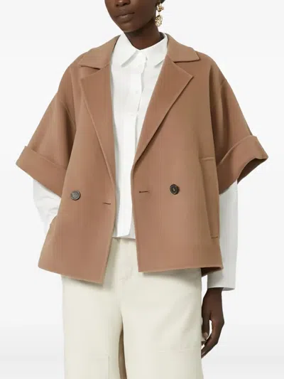 Weekend Max Mara Pera Double-breasted Short Coat
