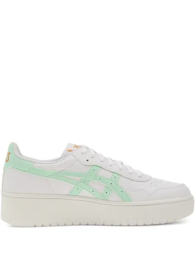Asics Lace-up Low-top Sneakers In White