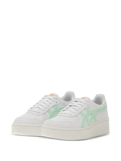Asics Lace-up Low-top Sneakers In White
