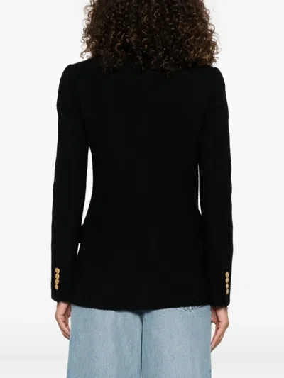 Chloé Cascade-lapel Double-breasted Boucle Jacket