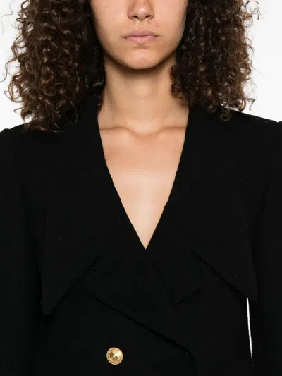 Chloé Cascade-lapel Double-breasted Boucle Jacket