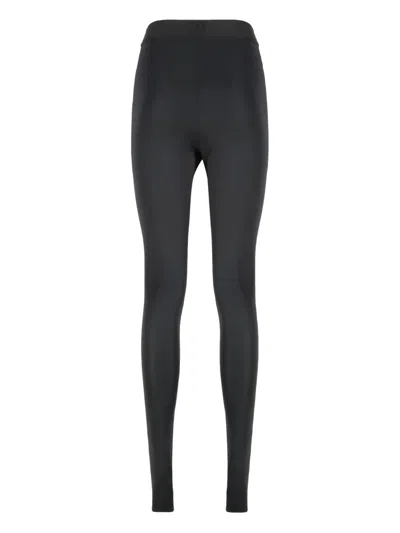 Magda Butrym Technical Fabric Leggings In Black
