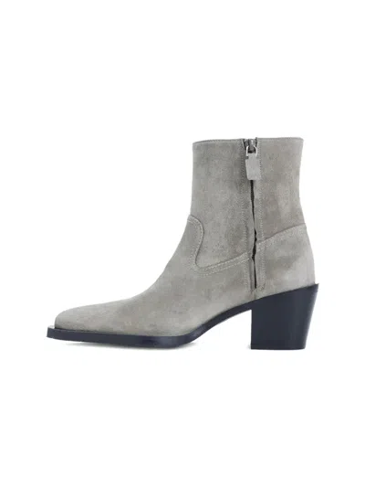 Stuart Weitzman 60mm Suede Pointed-toe Heeled Cowboy Boots