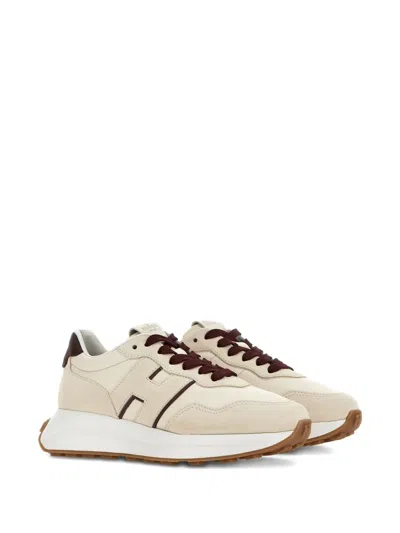Hogan Low Top Sneakers Sole Contrasting In Transparent