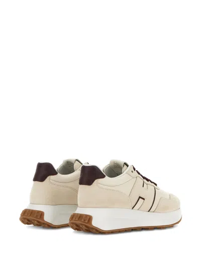 Hogan Low Top Sneakers Sole Contrasting In Transparent