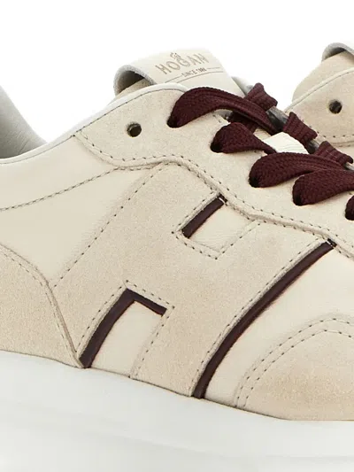 Hogan Low Top Sneakers Sole Contrasting In Transparent