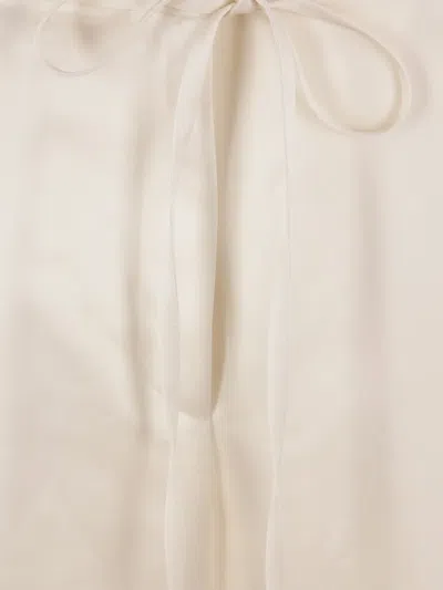 Rohe Relaxed Satin Drawstring Pants In Neutral