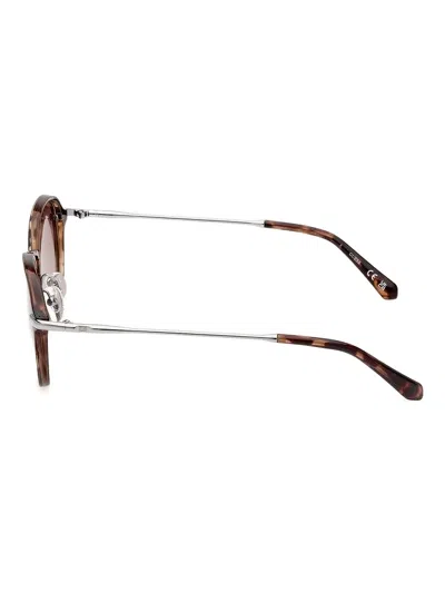 TORTOISESHELL ROUND-FRAME SUNGLASSES