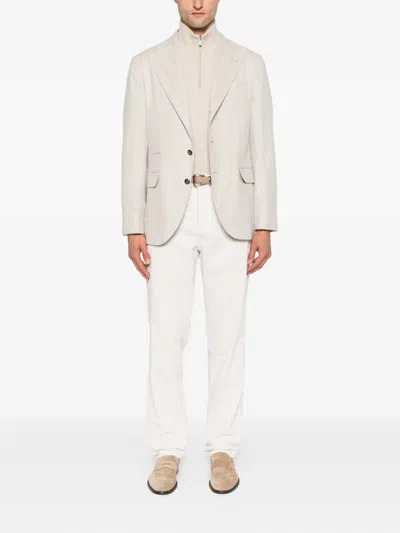 Brunello Cucinelli Pinstripe Blazer