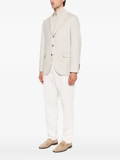 Brunello Cucinelli Pinstripe Blazer