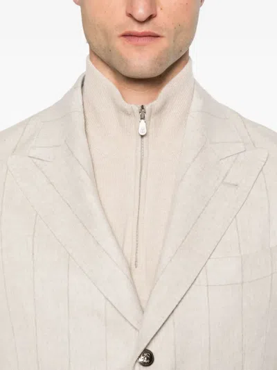 Brunello Cucinelli Pinstripe Blazer