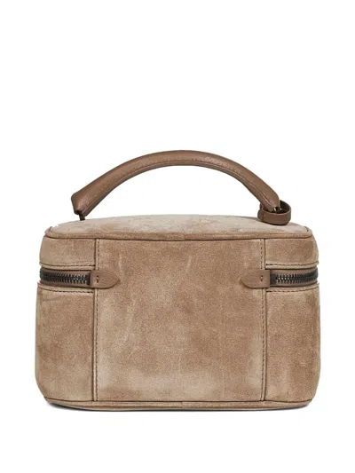 Brunello Cucinelli Suede Top-handle Tote Bag