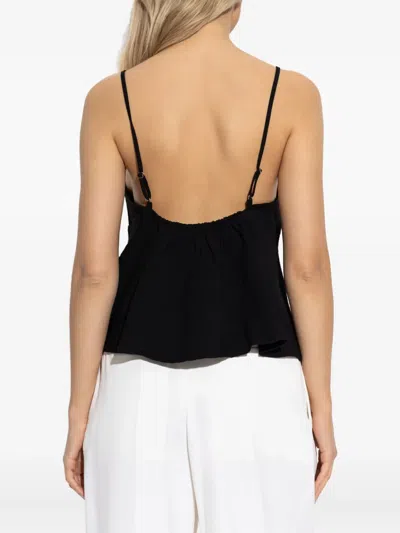 Gestuz Gzcamila V-neck Blouse In Black
