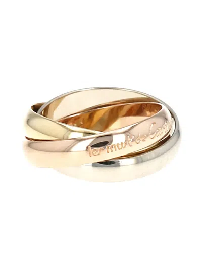Pre-owned Cartier 18k Gold Medium Trinity Les Must De  Ring