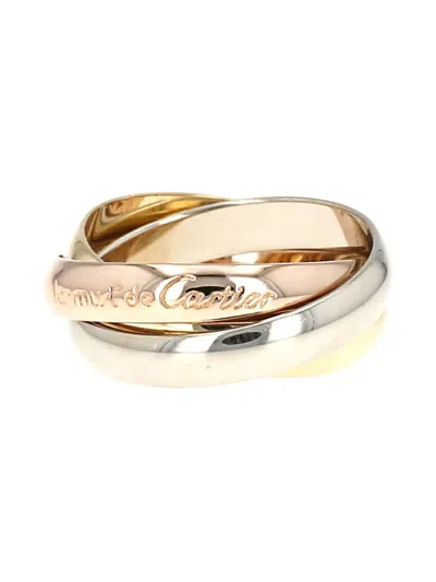 Pre-owned Cartier 18k Gold Medium Trinity Les Must De  Ring