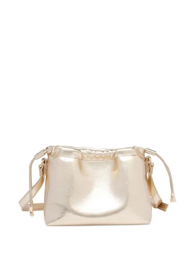 Apc Mini Ninon Drawstring Shoulder Bag In Metallic