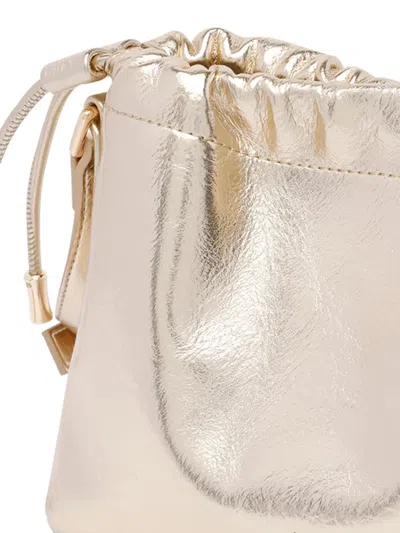 Apc Mini Ninon Drawstring Shoulder Bag In Metallic