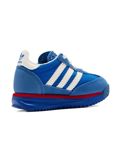 Adidas Originals Sl 72 Rs Three-stripe Sneakers In Blue