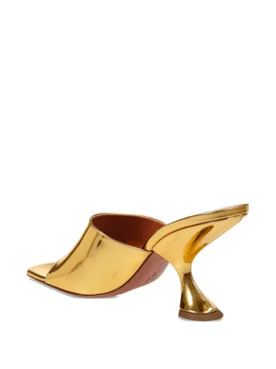 Amina Muaddi 90mm Taylor Sculpted-heel Sandals