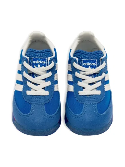 Adidas Originals Sl 72 Rs Three-stripe Sneakers In Blue