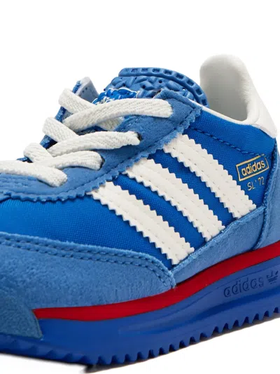 Adidas Originals Sl 72 Rs Three-stripe Sneakers In Blue