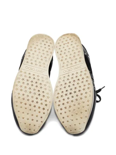 Pre-owned Jimmy Choo London Sneakers In Black