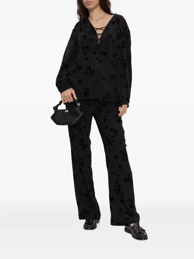 Zadig & Voltaire Drawstring Trousers In Black