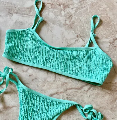 Jmp The Label Montego Top - Mojito In Green