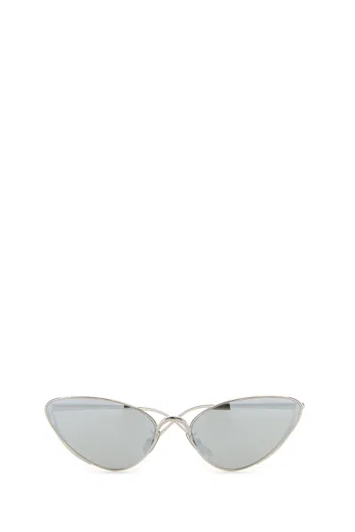 Loewe Occhiale Da Sole In Metallo Argento  Donna
