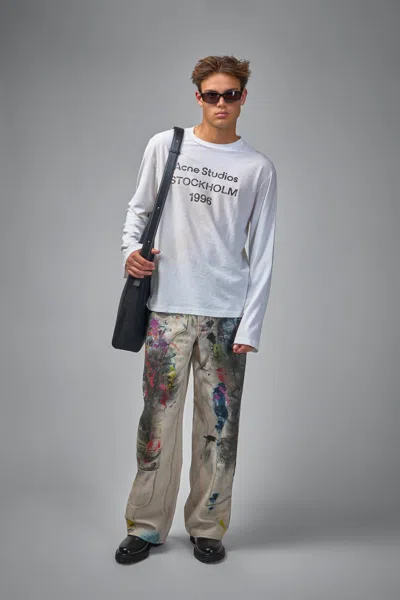 Acne Studios Loose Fit Jeans 1981 In Multi