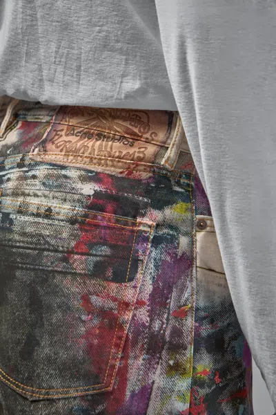 Acne Studios Loose Fit Jeans 1981 In Multi