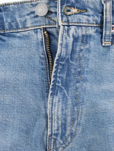 Polo Ralph Lauren Straight Trousers Belt Loops Five Pockets In Blue
