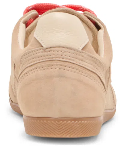 Dolce Vita Laini Sneakers Camel Suede In Nude