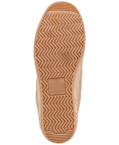 Dolce Vita Laini Sneakers Camel Suede In Nude