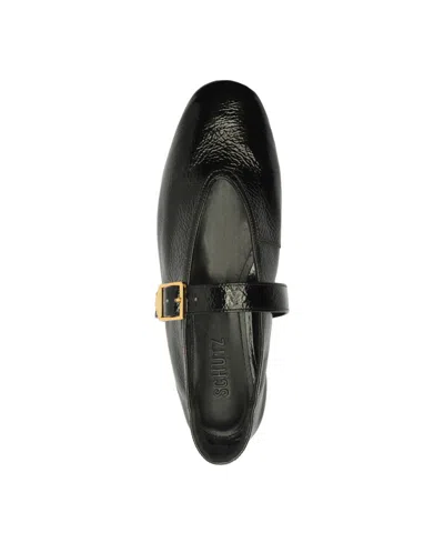 Schutz Courtney Patent Leather Mary Jane Flat