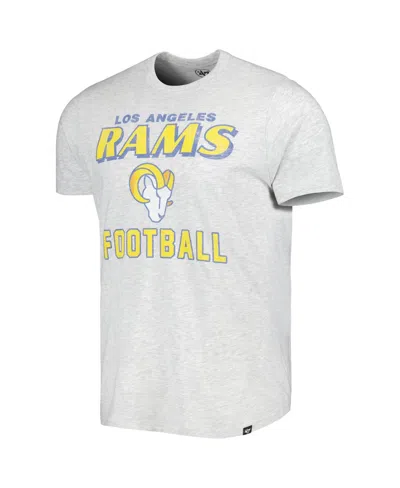 47 Brand Men's Heathered Gray Los Angeles Rams Dozer Franklin Lightweight T-shirt In Gray