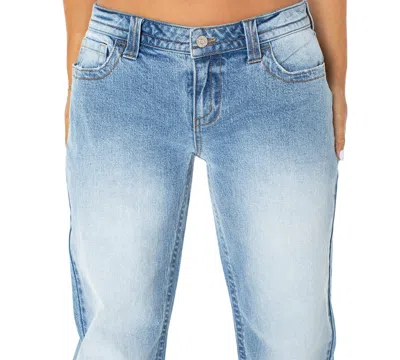 Celebrity Pink Juniors' Low-rise Baggy Jeans In Blue