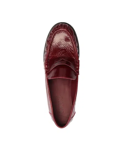 Schutz Tyche Shiny Leather Penny Loafers