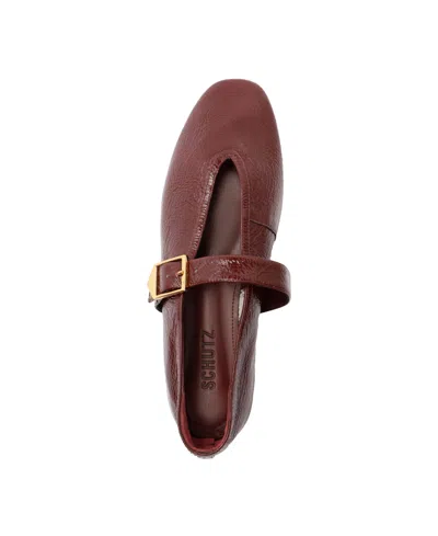 Schutz Courtney Patent Leather Mary Jane Flat