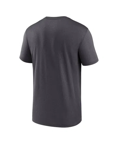 Nike Pewter Tampa Bay Buccaneers Primetime Legend Wordmark Performance T-shirt In Black
