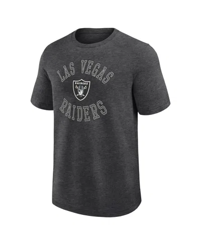 Logo Athletic Men's Heather Charcoal Las Vegas Raiders Success T-shirt