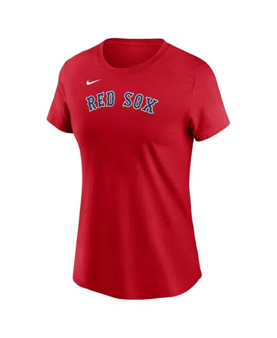 Nike Women's Jarren Duran Red Boston Red Sox Fuse Name Number T-shirt