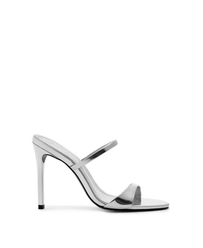 Schutz Jessica Mule Heel In Prata, Women's At Urban Outfitters