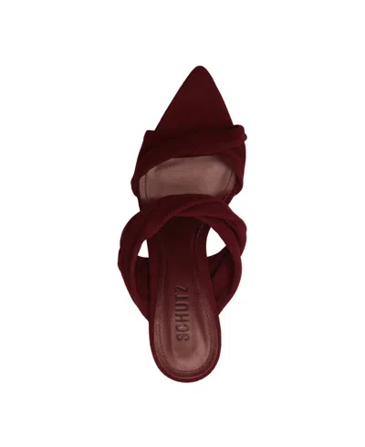 Schutz Meline Pointed Toe Slide Sandal