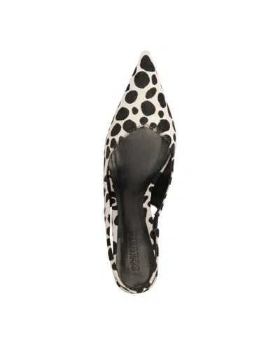Schutz Lexi Wild Genuine Calf Hair Slingback Pointed Toe Pump